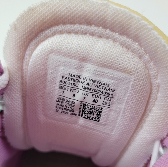 Converse Chuck Taylor All Star Marbled Patch Hi Top Shoes 9 - Picture 11 of 13